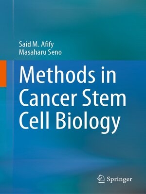 cover image of Methods in Cancer Stem Cell Biology